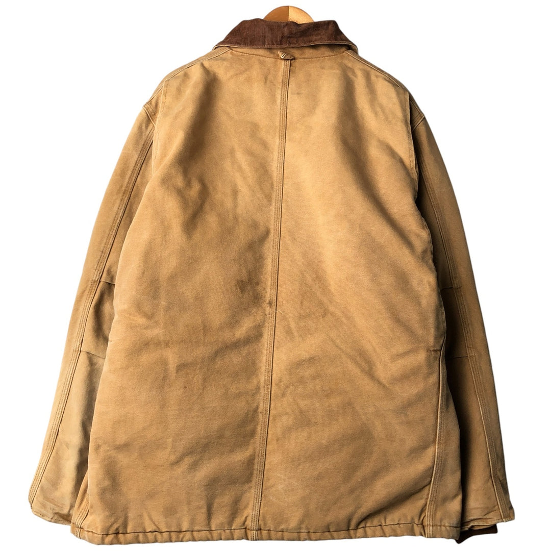 Carhartt Traditional Padded Duck Work Jacket, Men's Size XL unclear ocher yellow type Vintage Second Hand