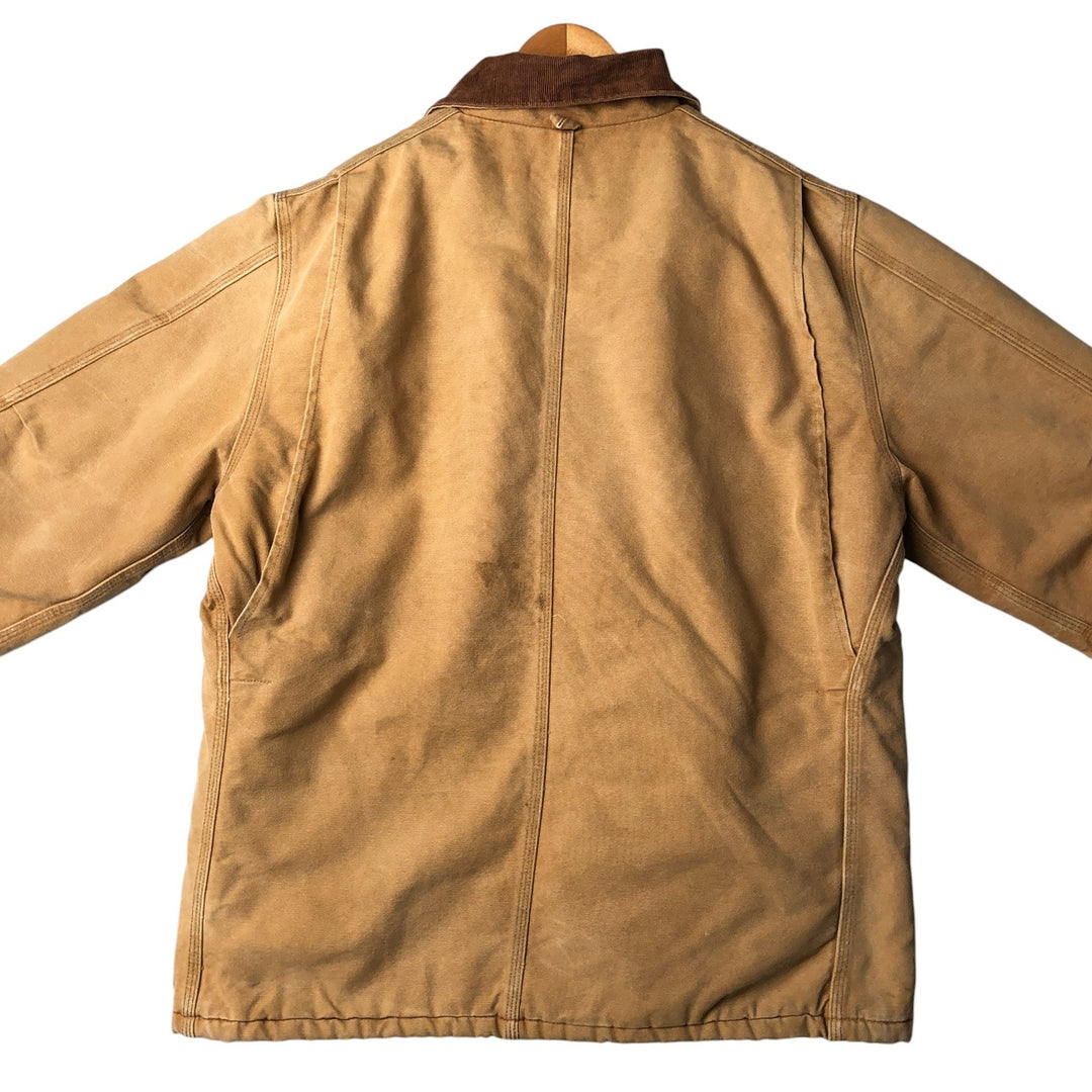 Carhartt Traditional Padded Duck Work Jacket, Men's Size XL unclear ocher yellow type Vintage Second Hand