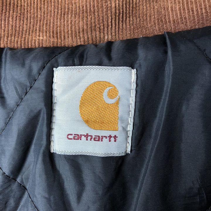 Carhartt Traditional Padded Duck Work Jacket, Men's Size XL unclear ocher yellow type Vintage Second Hand