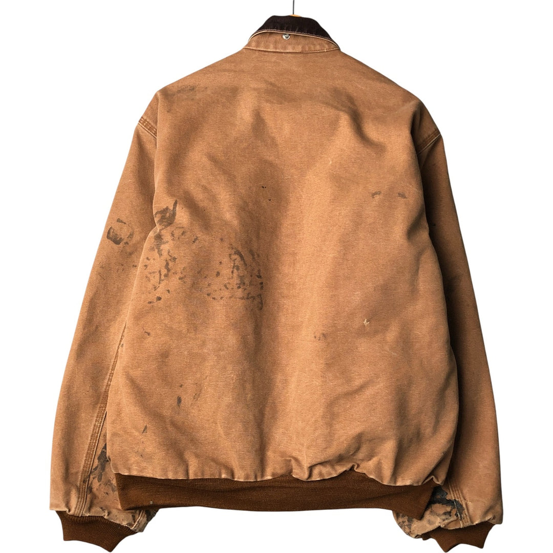 Carhartt FR Series Padded Duck Work Blouson, Men's Size XL cotton ocher yellow type Vintage Second Hand