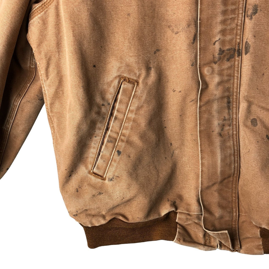 Carhartt FR Series Padded Duck Work Blouson, Men's Size XL cotton ocher yellow type Vintage Second Hand