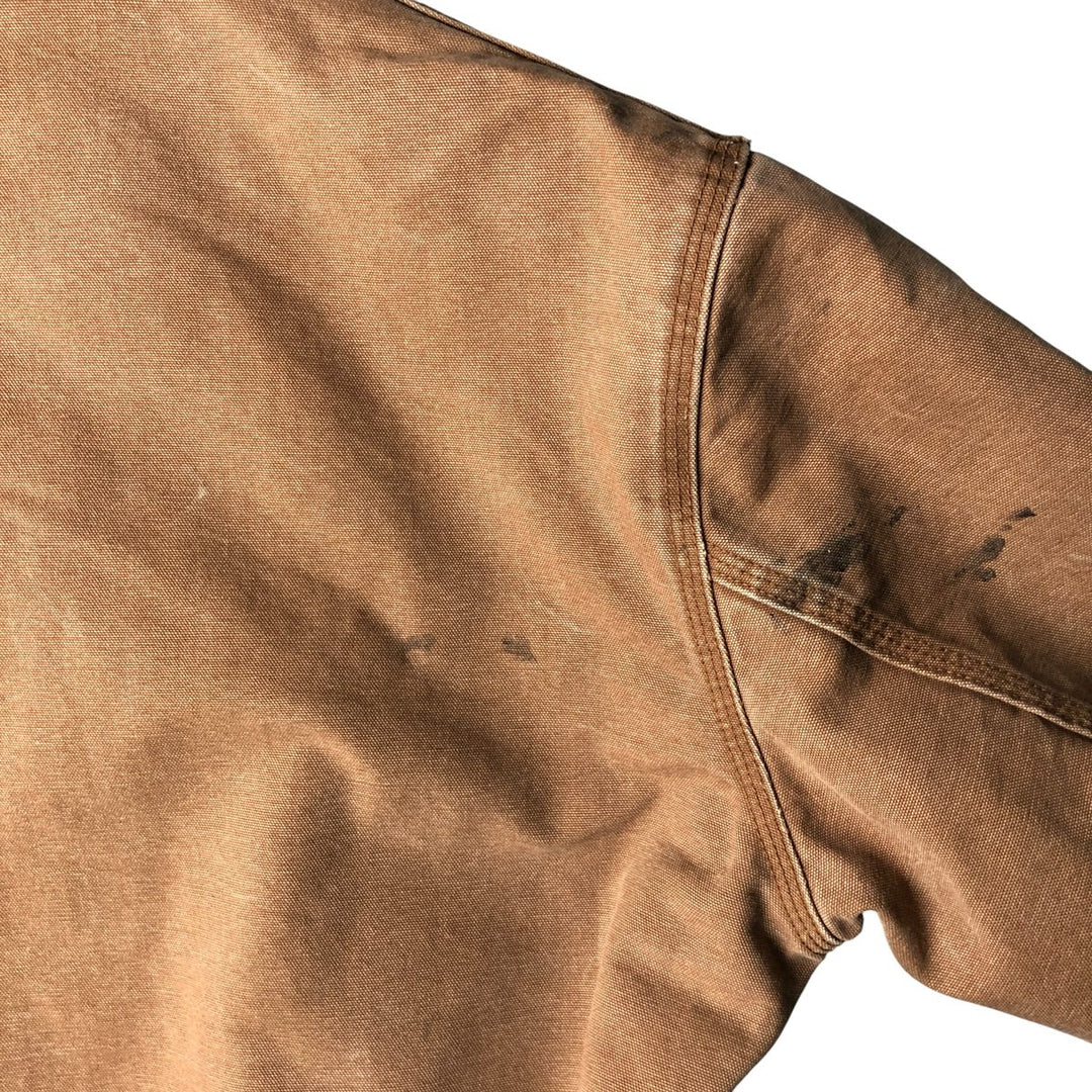 Carhartt FR Series Padded Duck Work Blouson, Men's Size XL cotton ocher yellow type Vintage Second Hand