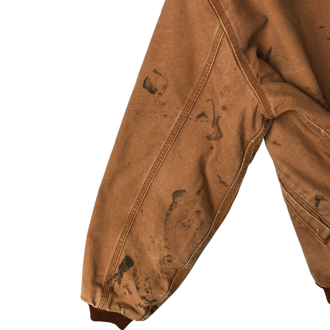 Carhartt FR Series Padded Duck Work Blouson, Men's Size XL cotton ocher yellow type Vintage Second Hand