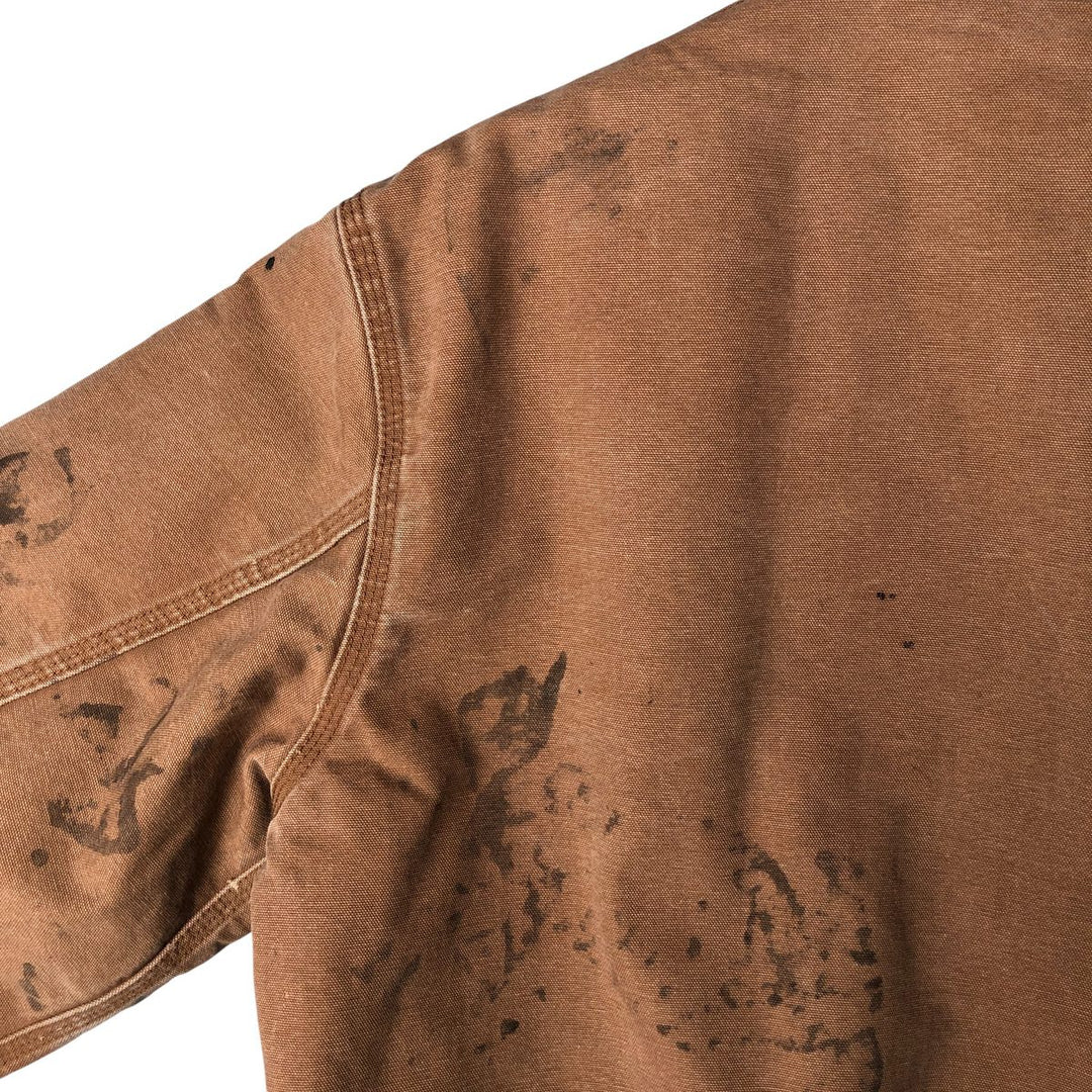 Carhartt FR Series Padded Duck Work Blouson, Men's Size XL cotton ocher yellow type Vintage Second Hand