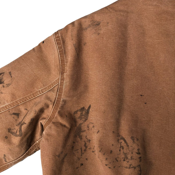 Carhartt FR Series Padded Duck Work Blouson, Men's Size XL cotton ocher yellow type Vintage Second Hand