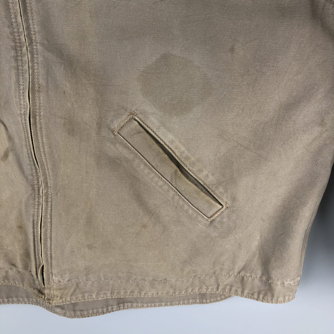 Carhartt Active Jacket, Padded Duck Full-Zip Hoodie, Men's XXL cotton Khaki type sage green Vintage Second Hand