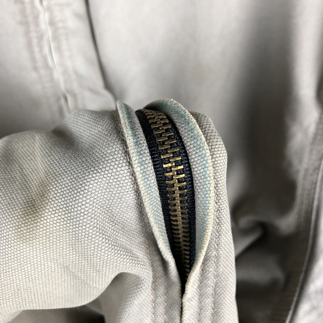 Carhartt Active Jacket, Padded Duck Full-Zip Hoodie, Men's XXL cotton Khaki type sage green Vintage Second Hand