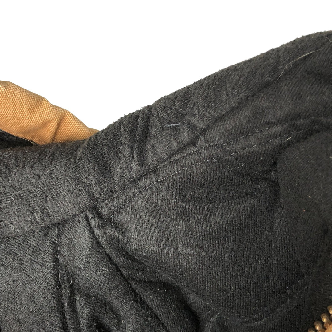 Oversized Carhartt Active Jacket, Padded Duck Full-Zip Hoodie, Made in USA, Men's XXXL cotton ocher yellow type Vintage Second Hand