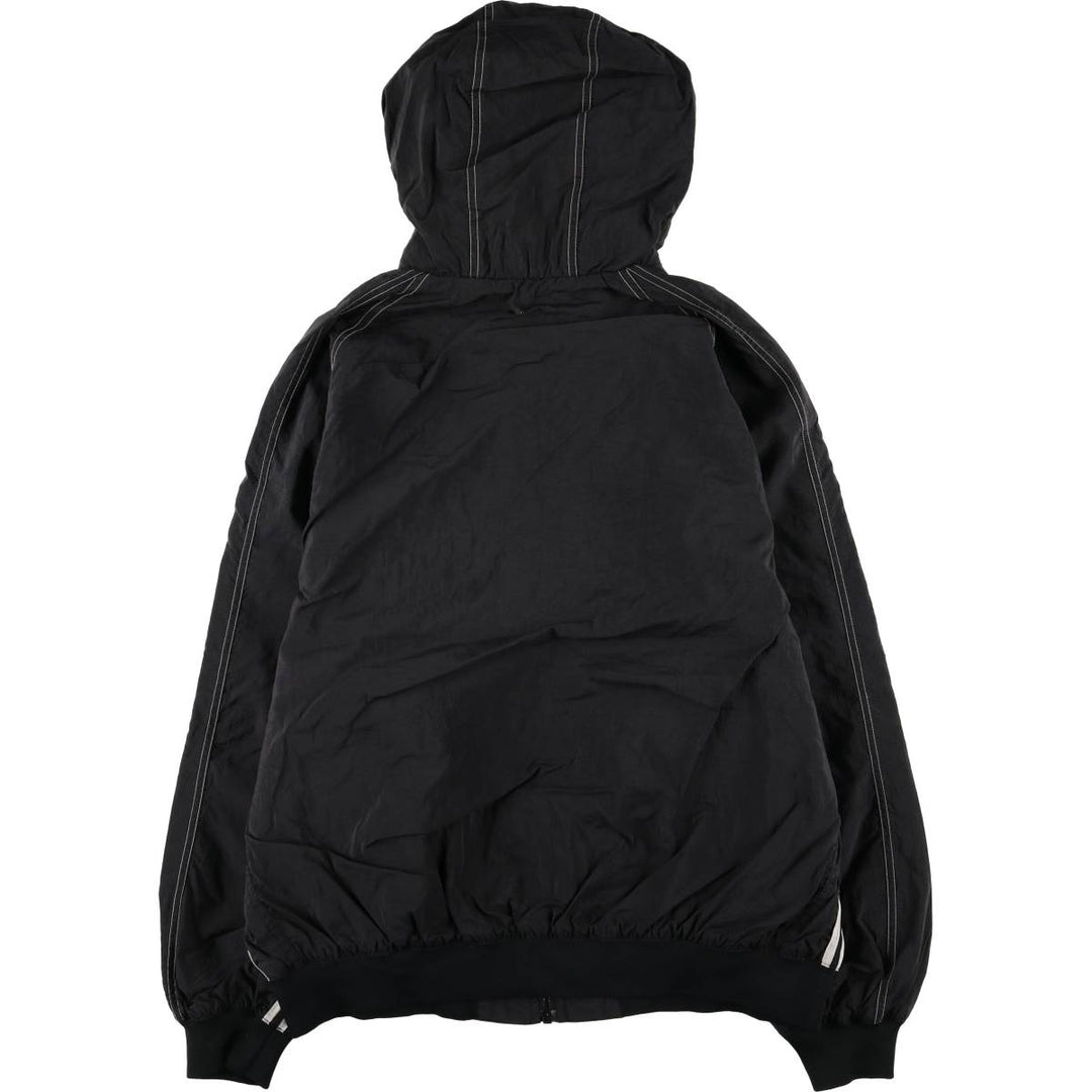 90'S Nike NIKE nylon hoodie, men's XL size, vintage Nylon black type Vintage Second Hand