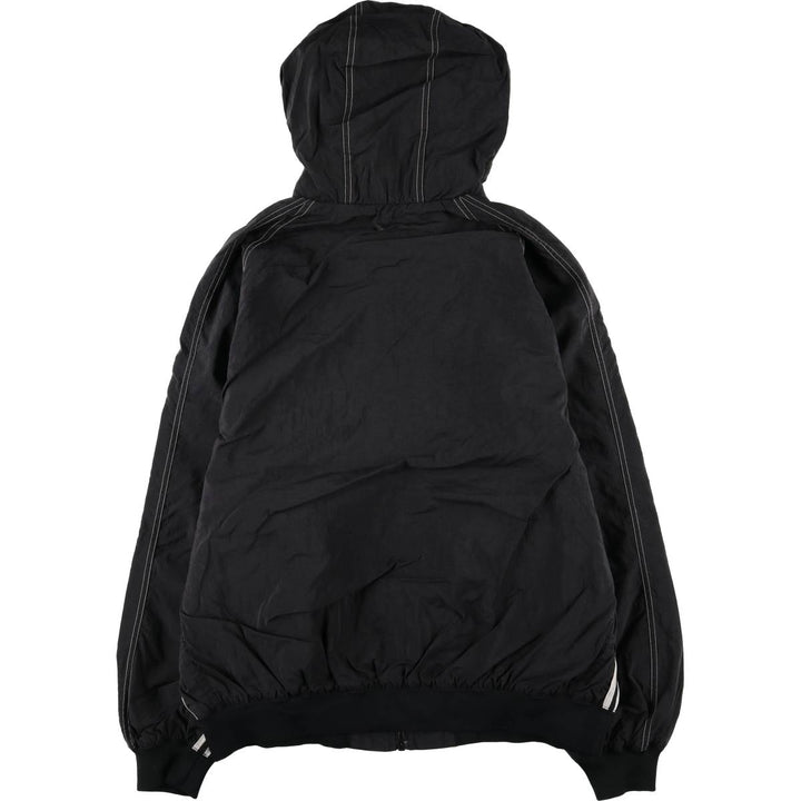 90'S Nike NIKE nylon hoodie, men's XL size, vintage Nylon black type Vintage Second Hand