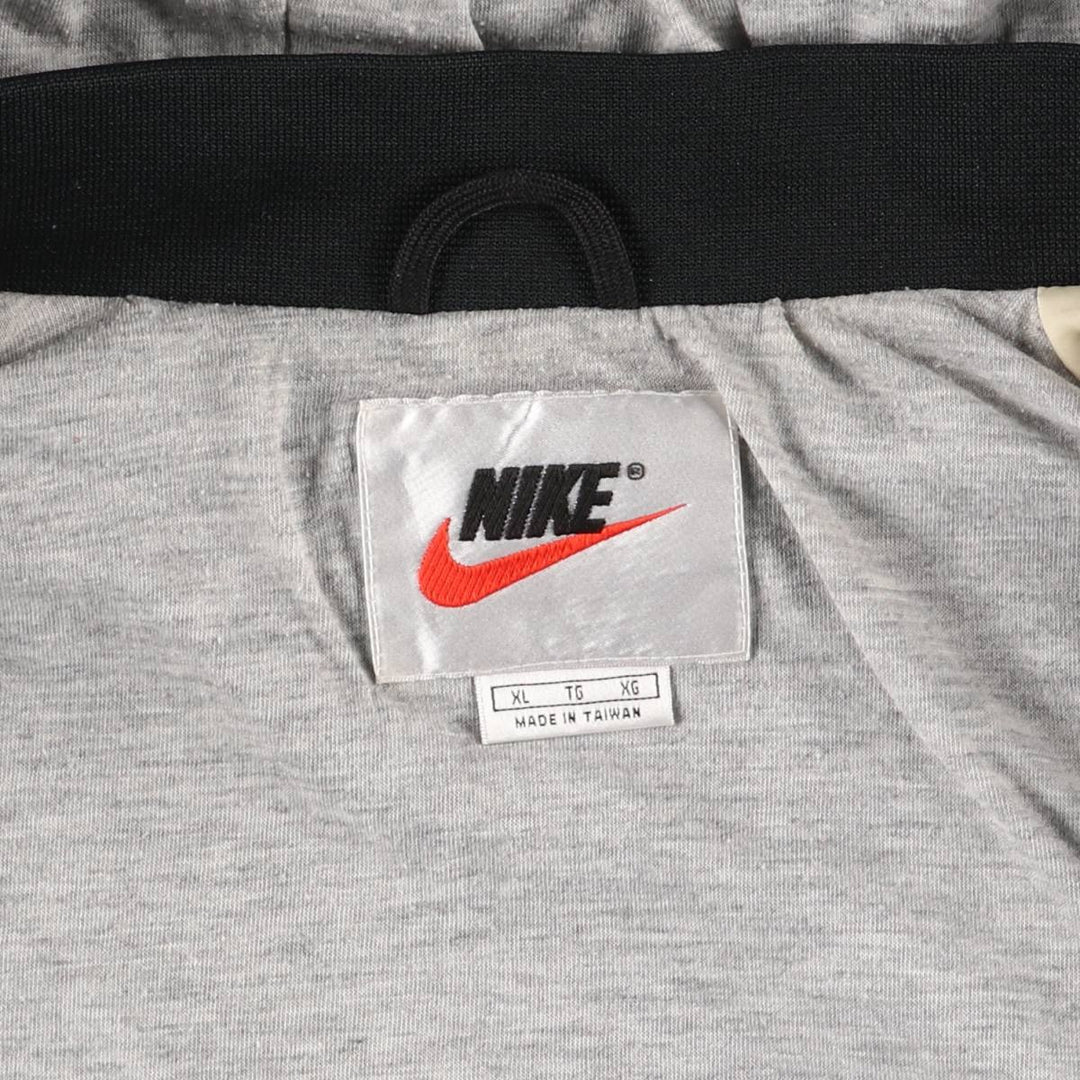 90'S Nike NIKE nylon hoodie, men's XL size, vintage Nylon black type Vintage Second Hand