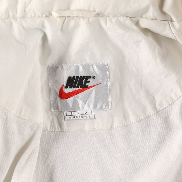 90'S Nike Windbreaker Men's S Size Vintage polyester white type Vintage Second Hand
