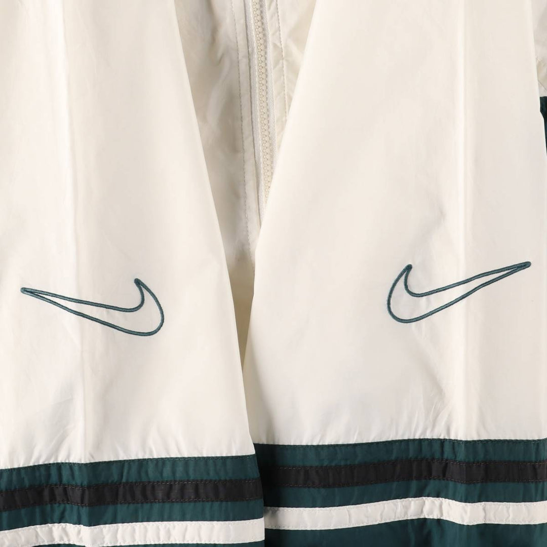 90'S Nike Windbreaker Men's S Size Vintage polyester white type Vintage Second Hand