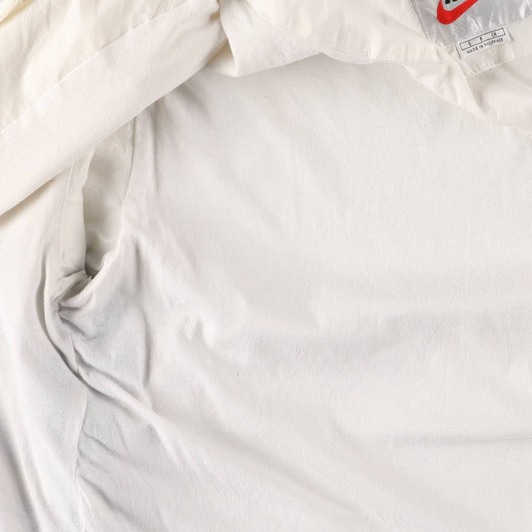 90'S Nike Windbreaker Men's S Size Vintage polyester white type Vintage Second Hand