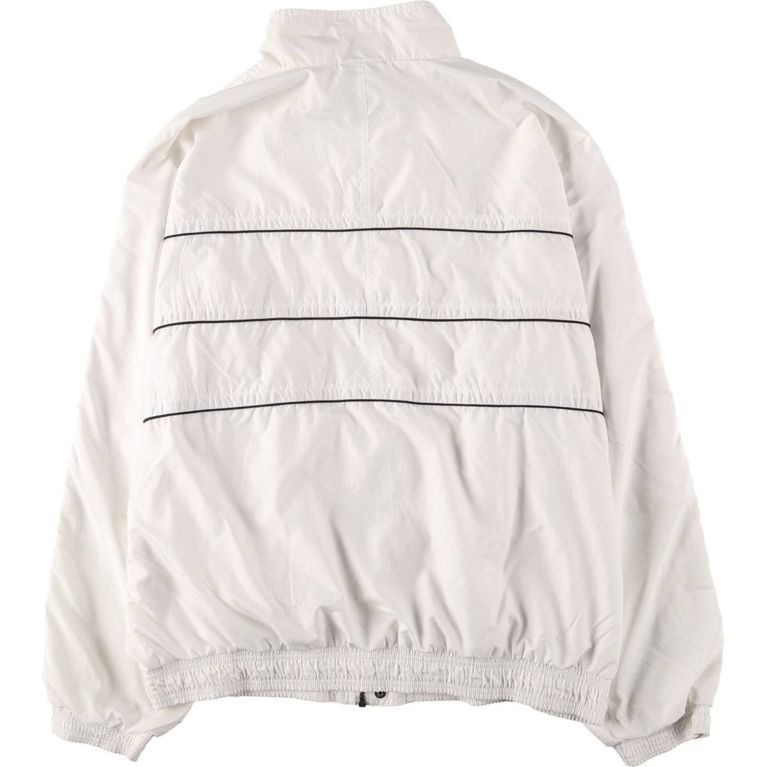 Vintage 80s-90'S Adidas windbreaker, men's size XL polyester white type Vintage Second Hand