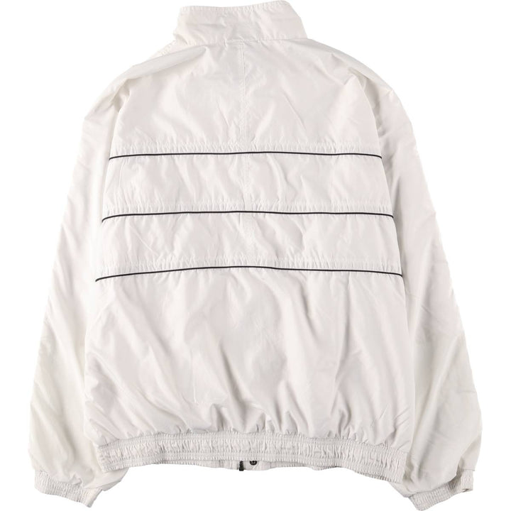 Vintage 80s-90'S Adidas windbreaker, men's size XL polyester white type Vintage Second Hand