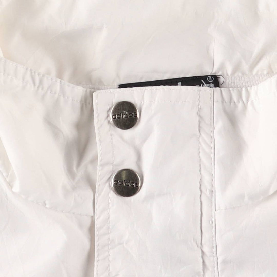 Vintage 80s-90'S Adidas windbreaker, men's size XL polyester white type Vintage Second Hand