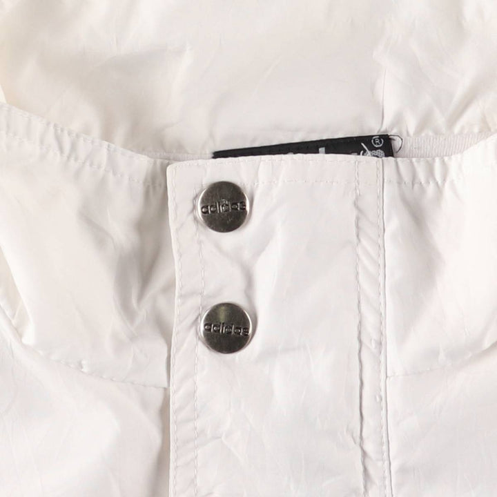 Vintage 80s-90'S Adidas windbreaker, men's size XL polyester white type Vintage Second Hand