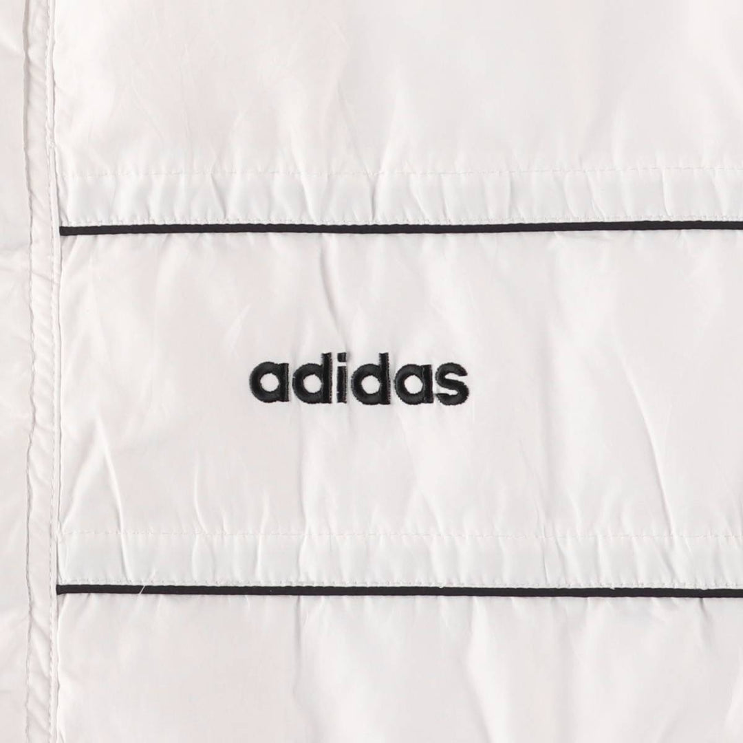 Vintage 80s-90'S Adidas windbreaker, men's size XL polyester white type Vintage Second Hand