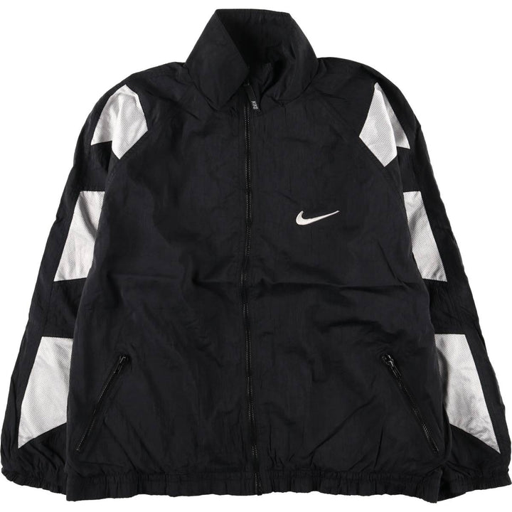 90'S Nike Back Logo Jacket, Men's XXL, Vintage unclear black type Vintage Second Hand
