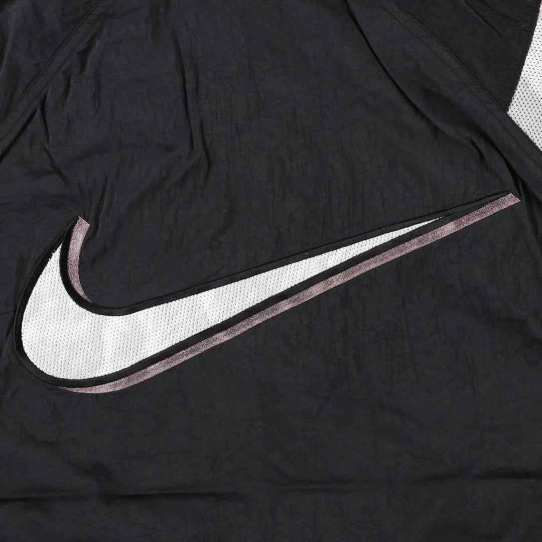 90'S Nike Back Logo Jacket, Men's XXL, Vintage unclear black type Vintage Second Hand