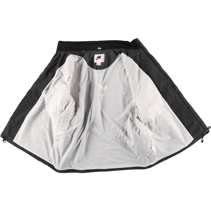 Vintage 90'S Nike back logo windbreaker, men's size XL polyester gray type Vintage Second Hand