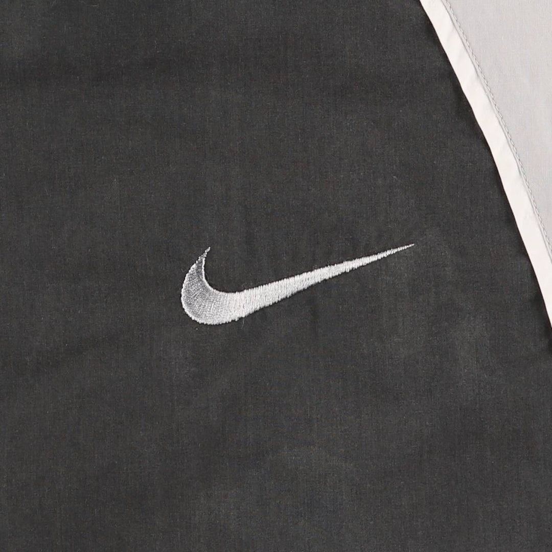 Vintage 90'S Nike back logo windbreaker, men's size XL polyester gray type Vintage Second Hand