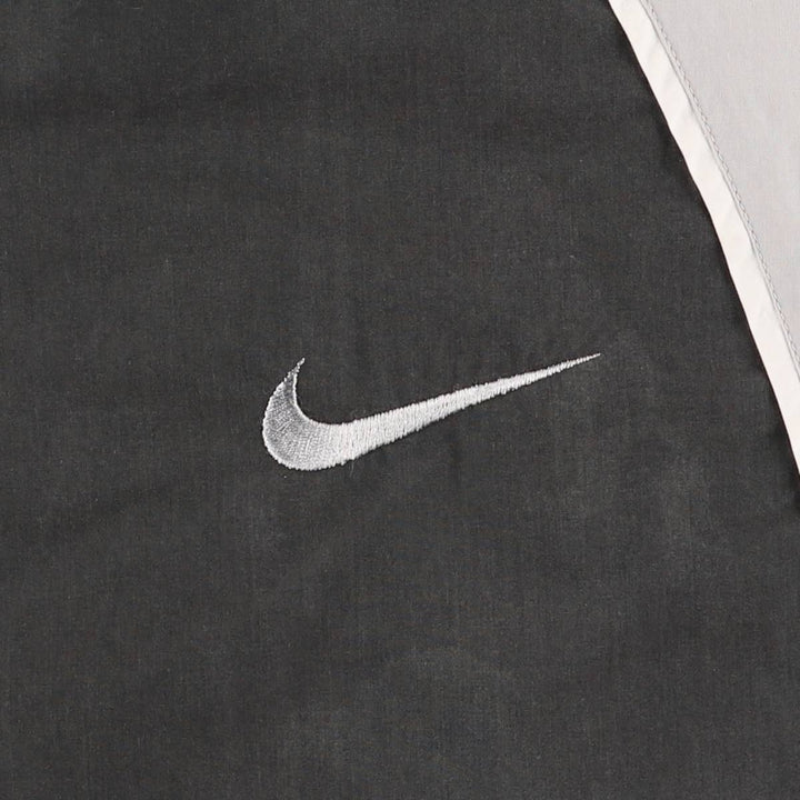 Vintage 90'S Nike back logo windbreaker, men's size XL polyester gray type Vintage Second Hand