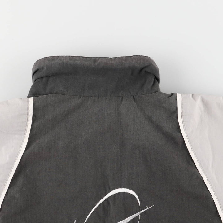 Vintage 90'S Nike back logo windbreaker, men's size XL polyester gray type Vintage Second Hand