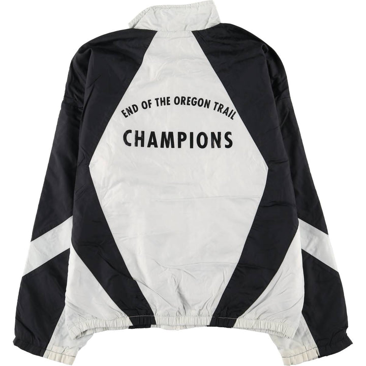 90'S Nike NIKE Nylon Jacket Men's Size L Vintage Nylon gray type Vintage Second Hand