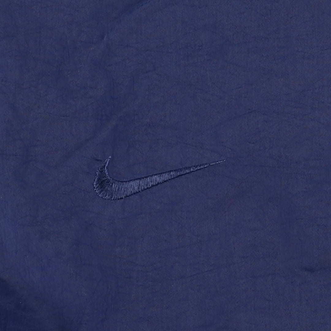 90'S Nike NIKE Back Logo Nylon Jacket Men's Size L Vintage Nylon navy blue type Vintage Second Hand