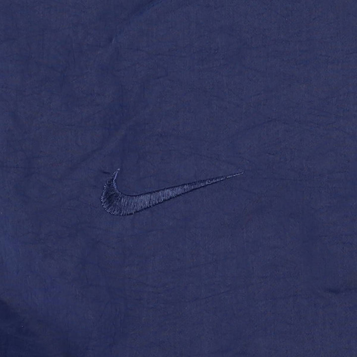 90'S Nike NIKE Back Logo Nylon Jacket Men's Size L Vintage Nylon navy blue type Vintage Second Hand