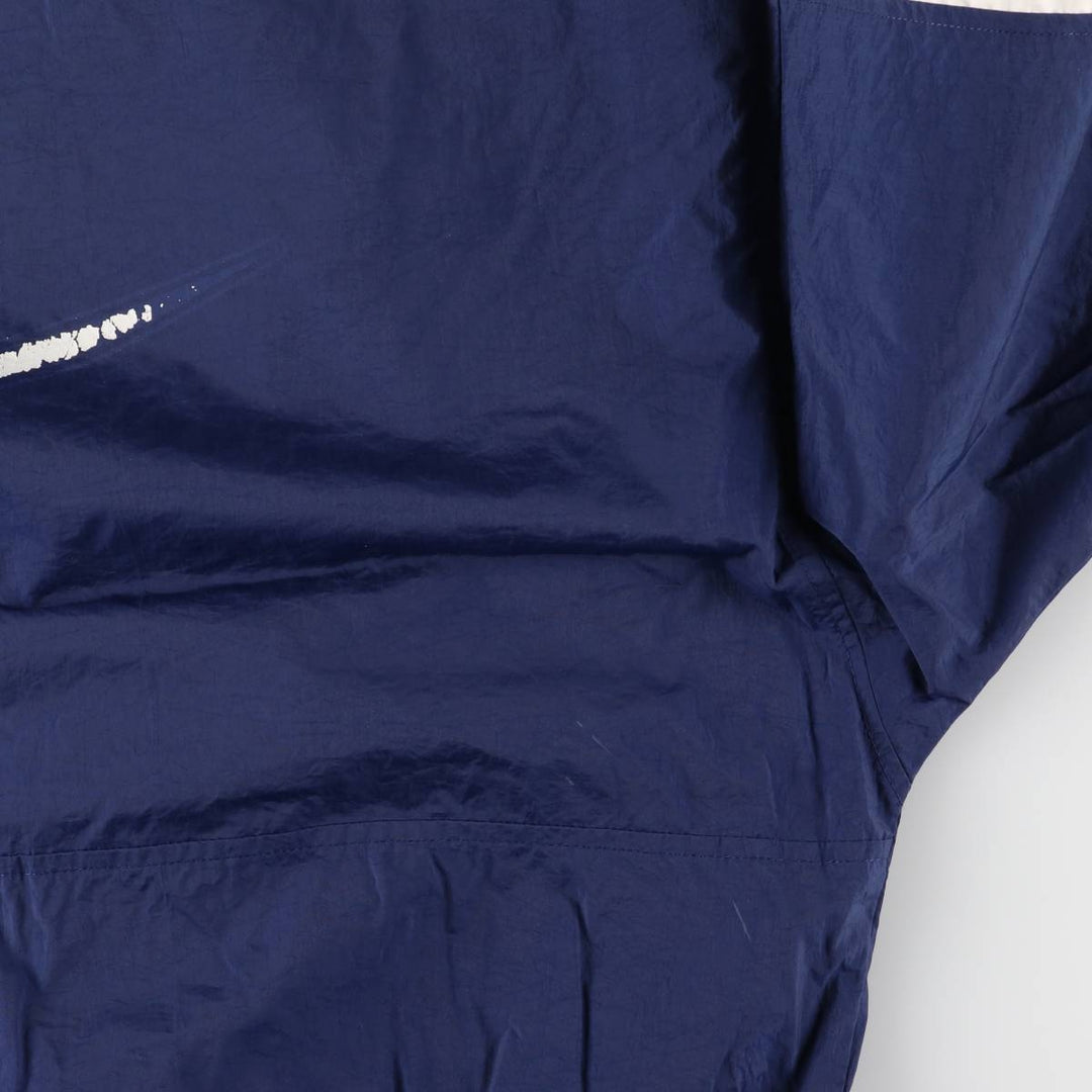 90'S Nike NIKE Back Logo Nylon Jacket Men's Size L Vintage Nylon navy blue type Vintage Second Hand