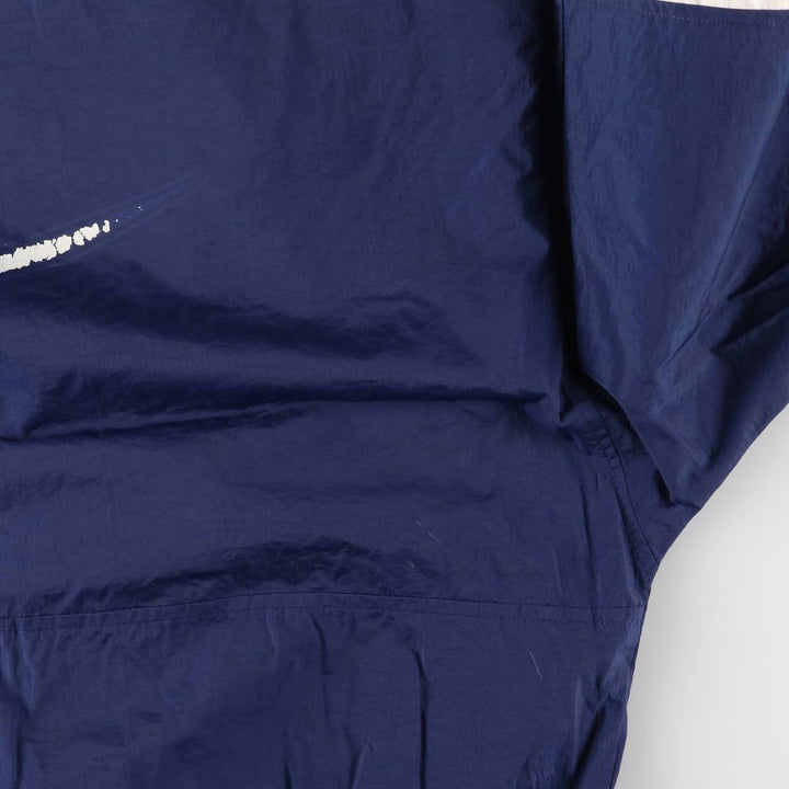 90'S Nike NIKE Back Logo Nylon Jacket Men's Size L Vintage Nylon navy blue type Vintage Second Hand