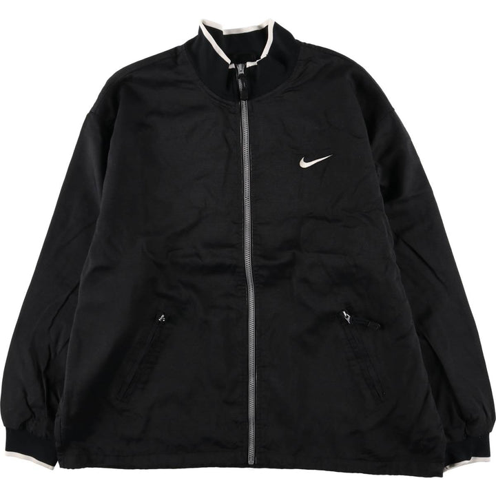 90'S Nike NIKE Nylon Jacket Men's XL Size Vintage Nylon black type Vintage Second Hand