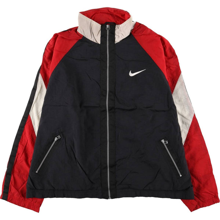 90'S Nike NIKE Back Logo Nylon Jacket, Men's XXL, Vintage Nylon red type Vintage Second Hand