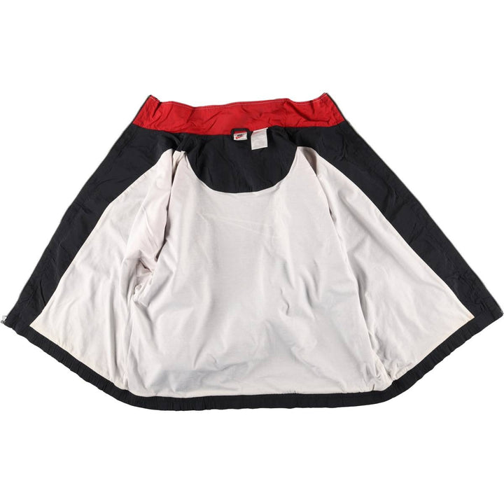 90'S Nike NIKE Back Logo Nylon Jacket, Men's XXL, Vintage Nylon red type Vintage Second Hand