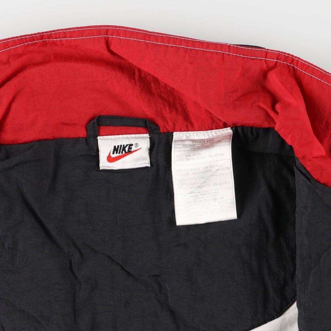 90'S Nike NIKE Back Logo Nylon Jacket, Men's XXL, Vintage Nylon red type Vintage Second Hand