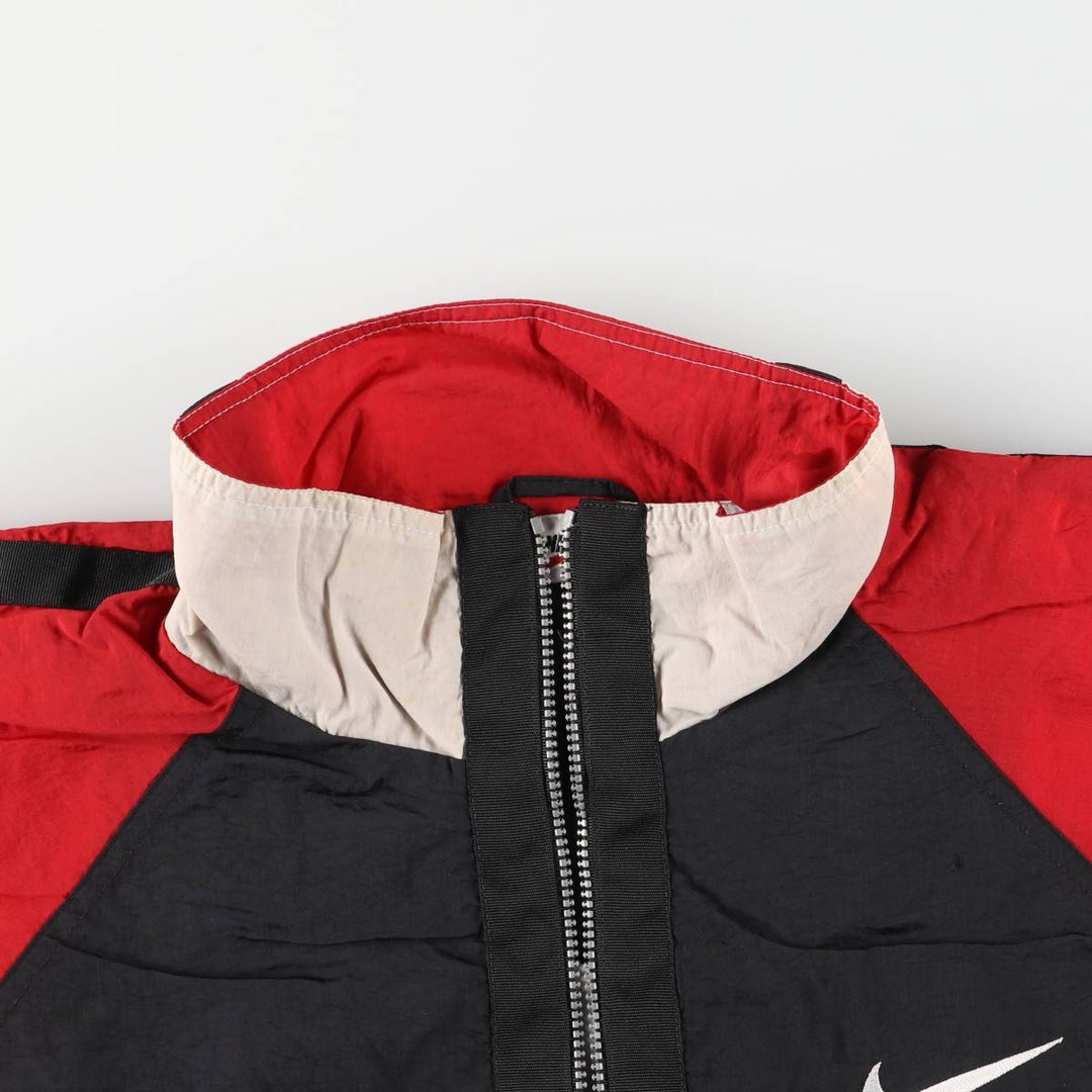 90'S Nike NIKE Back Logo Nylon Jacket, Men's XXL, Vintage Nylon red type Vintage Second Hand