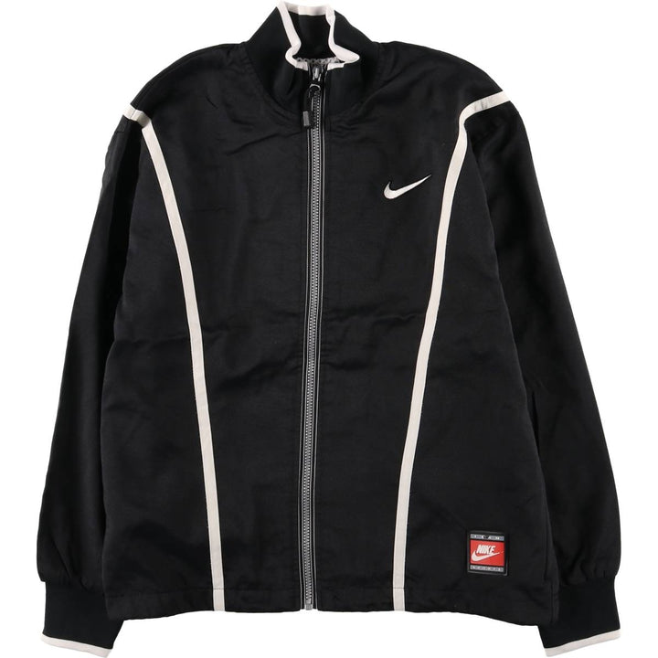 Vintage 90'S Nike Team nylon jacket, size M, men's Nylon black type Vintage Second Hand