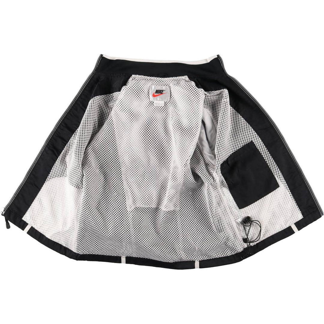 Vintage 90'S Nike Team nylon jacket, size M, men's Nylon black type Vintage Second Hand