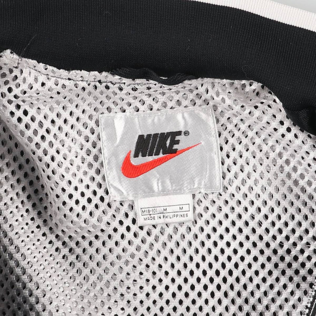 Vintage 90'S Nike Team nylon jacket, size M, men's Nylon black type Vintage Second Hand