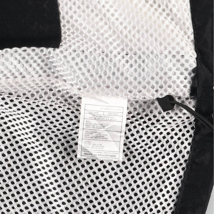 Vintage 90'S Nike Team nylon jacket, size M, men's Nylon black type Vintage Second Hand