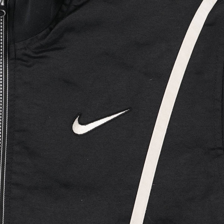 Vintage 90'S Nike Team nylon jacket, size M, men's Nylon black type Vintage Second Hand