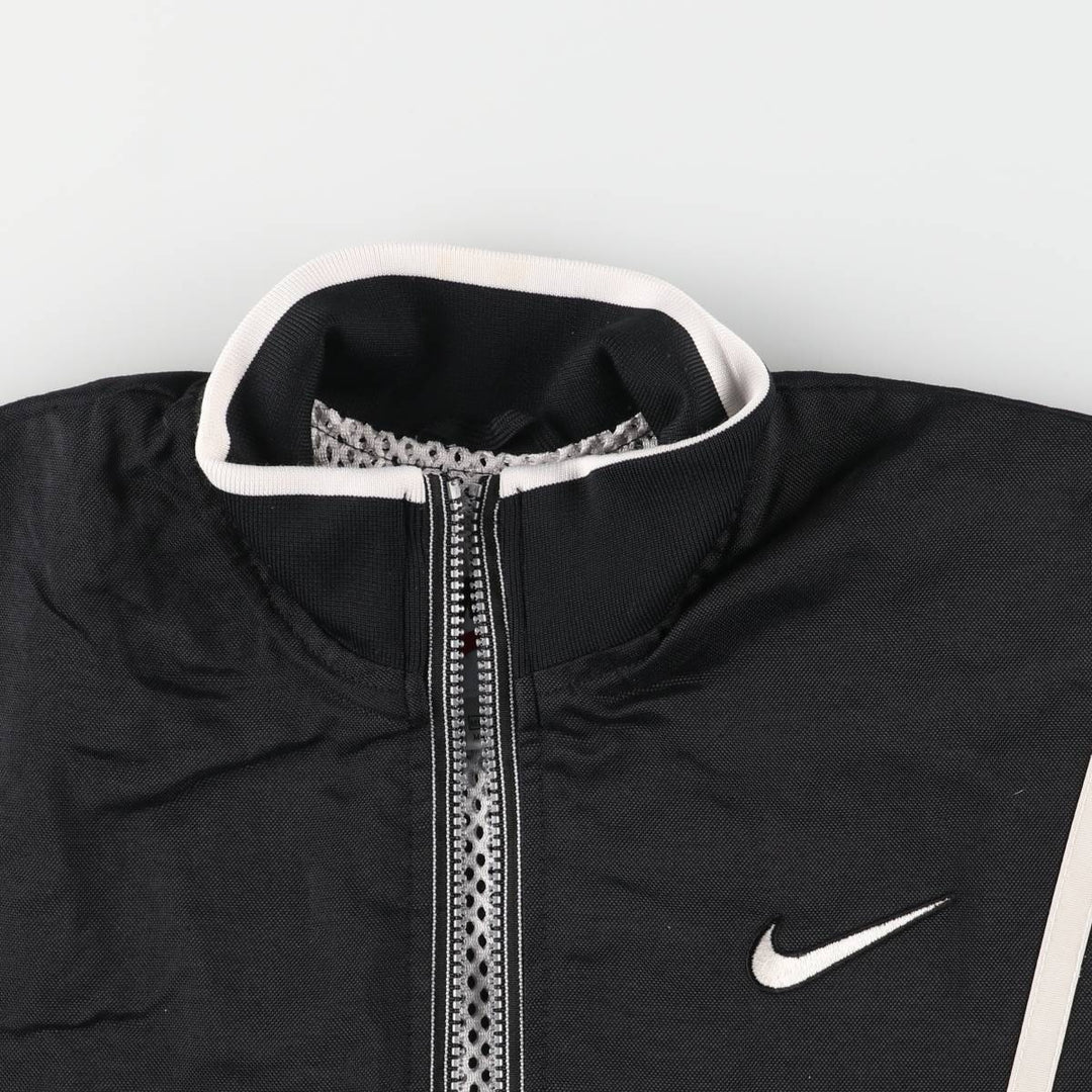 Vintage 90'S Nike Team nylon jacket, size M, men's Nylon black type Vintage Second Hand