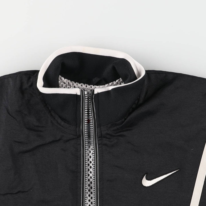 Vintage 90'S Nike Team nylon jacket, size M, men's Nylon black type Vintage Second Hand