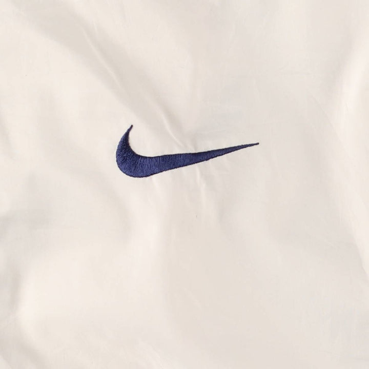 90'S Nike two-tone nylon jacket with back logo, size M, vintage Nylon white type Vintage Second Hand
