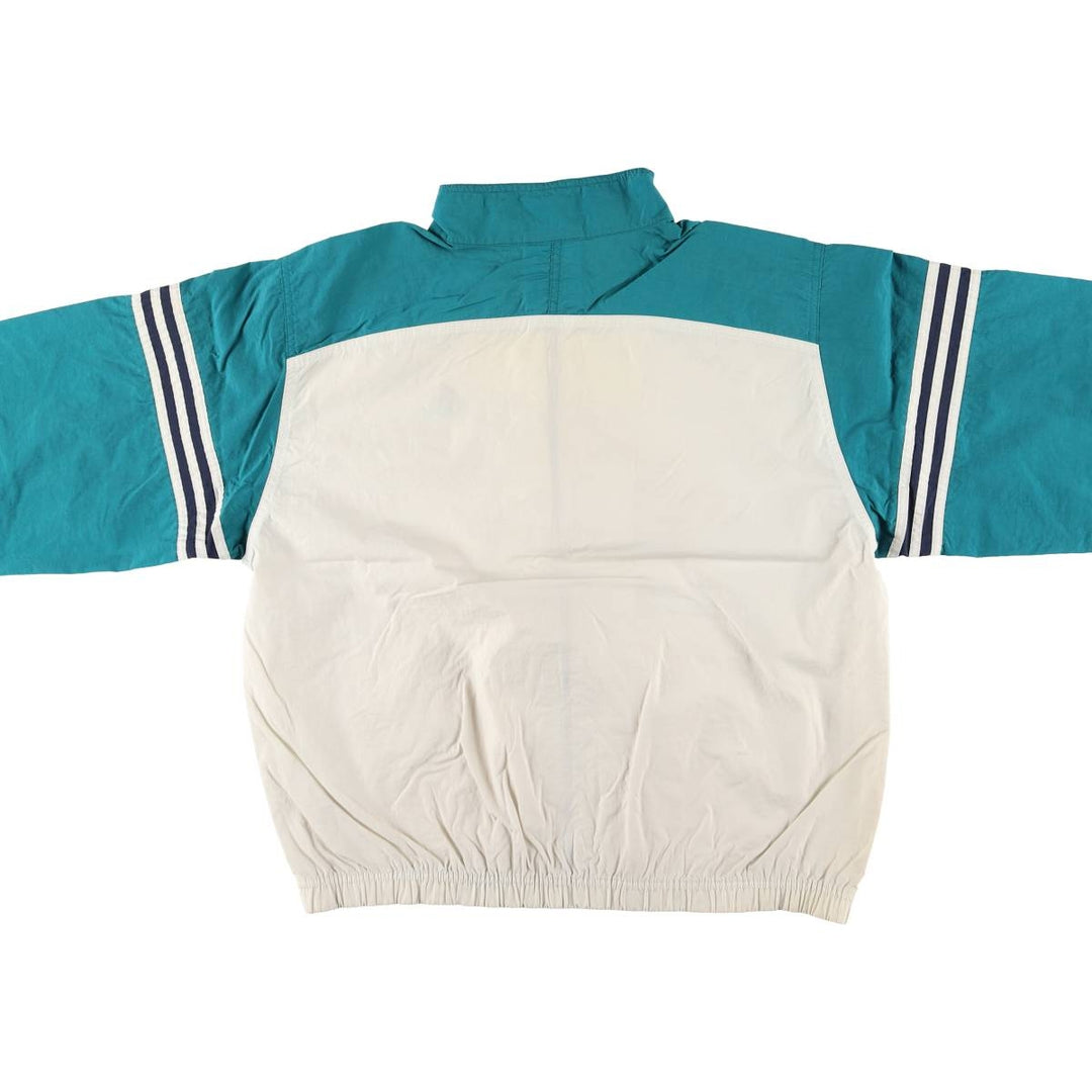 90'S Adidas Nylon Jacket, Men's Size L, Vintage Nylon unbleached Vintage Second Hand