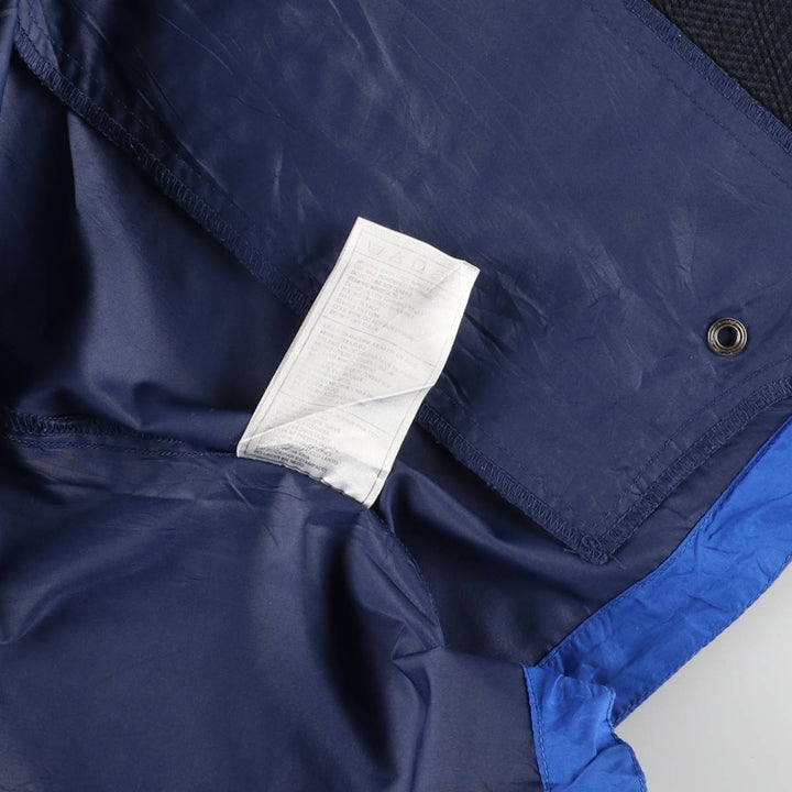 90'S Nike Windbreaker Men's Size L Vintage polyester navy blue type Vintage Second Hand