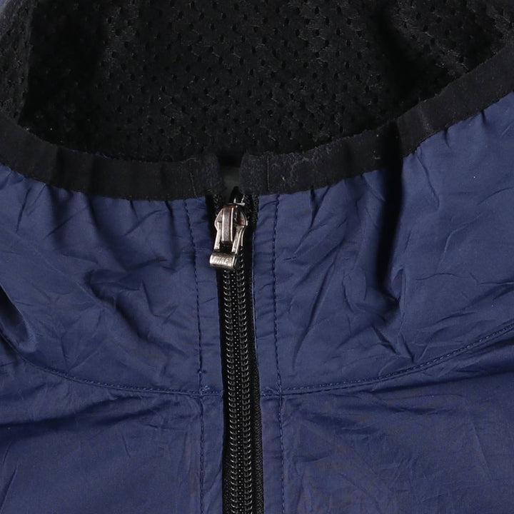 90'S Nike Windbreaker Men's Size L Vintage polyester navy blue type Vintage Second Hand